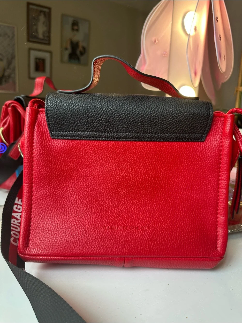 Danielle Nicole Harry Potter Colorblock Crossbody in Black, Red, Blue & Yellow - Picture 4 of 14